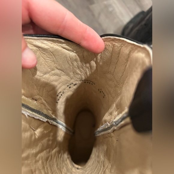 Circle G by Women's Black Filigree Embroidery Cowboy Snip Toe Boots size 8 - Picture 9 of 13